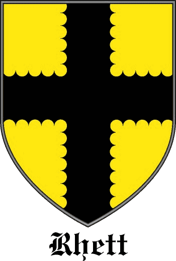 RHETT family crest RHETT family crest