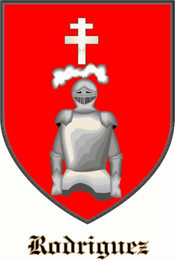 RODRIQUEZ family crest RODRIQUEZ family crest