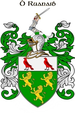ROONEY family crest ROONEY family crest
