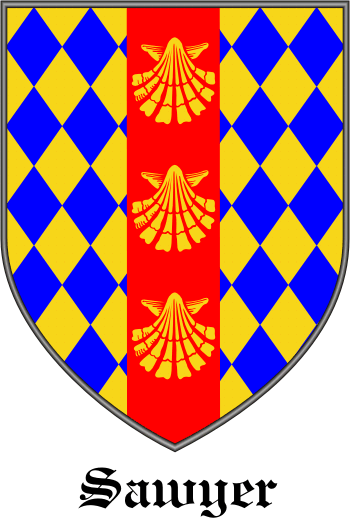 SAWYER family crest SAWYER family crest