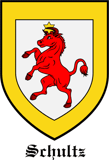 SCHULTZ family crest SCHULTZ family crest