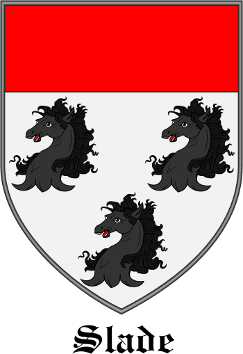 SLADE family crest SLADE family crest