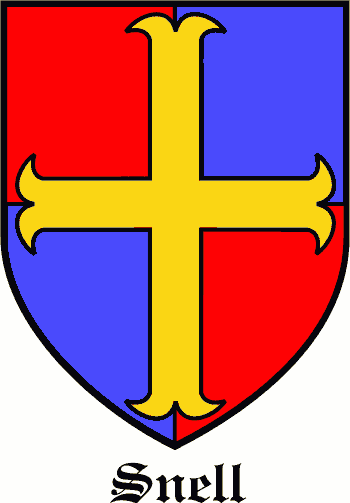 SNELL family crest SNELL family crest