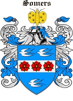 SOMERS family crest SOMERS family crest