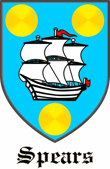 SPEARS family crest SPEARS family crest