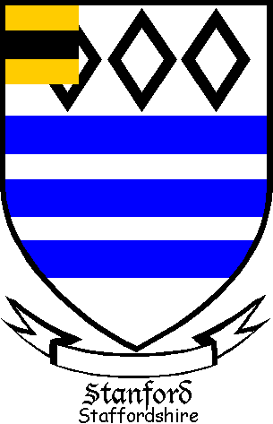 STANFORD family crest STANFORD family crest