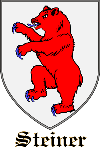 STEINER family crest STEINER family crest
