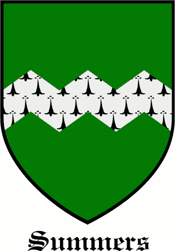 SUMMERS family crest SUMMERS family crest