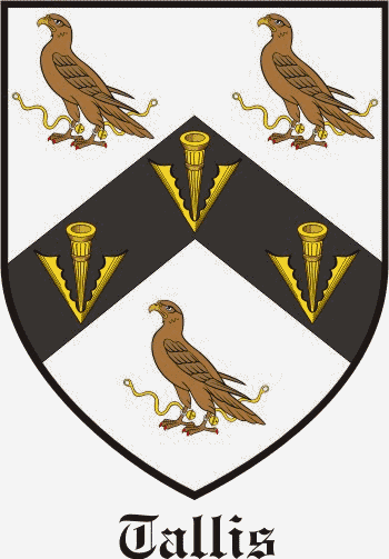TALLIS family crest TALLIS family crest