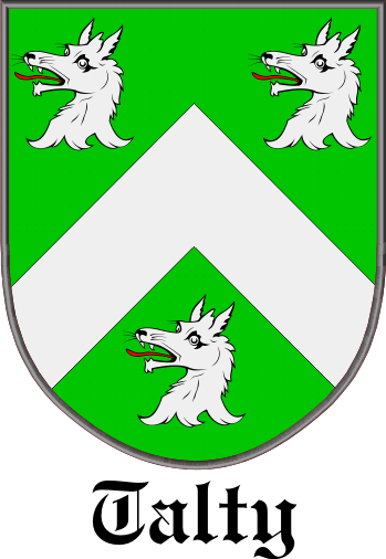 TALTY family crest TALTY family crest