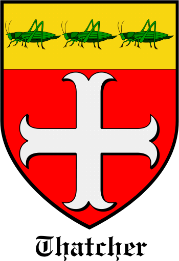 THATCHER family crest THATCHER family crest