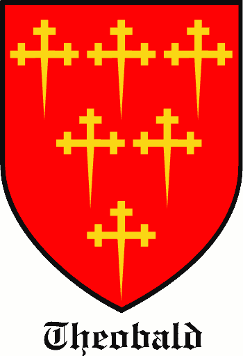 THEOBALD family crest THEOBALD family crest