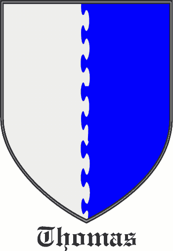 THOMAS family crest THOMAS family crest