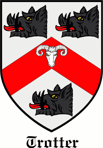 TROTTER family crest TROTTER family crest