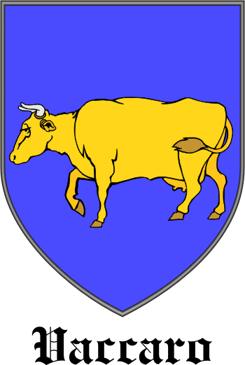 VACCARO family crest VACCARO family crest