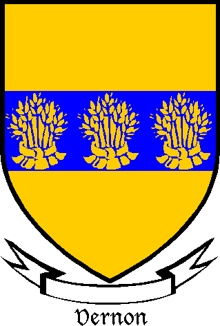 VERNON family crest VERNON family crest