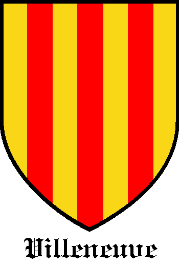VILLENEUVE family crest VILLENEUVE family crest