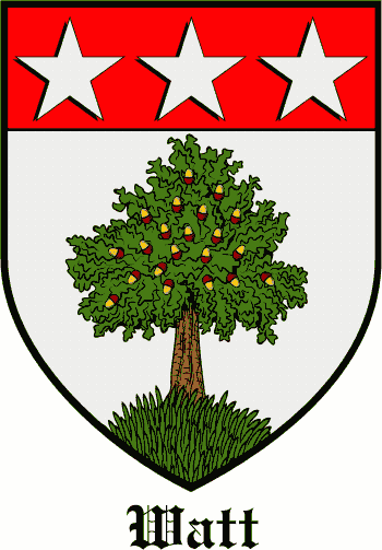 WATT family crest WATT family crest