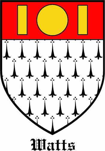 WATTS family crest WATTS family crest