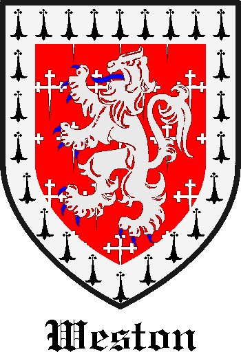 WESTON family crest WESTON family crest