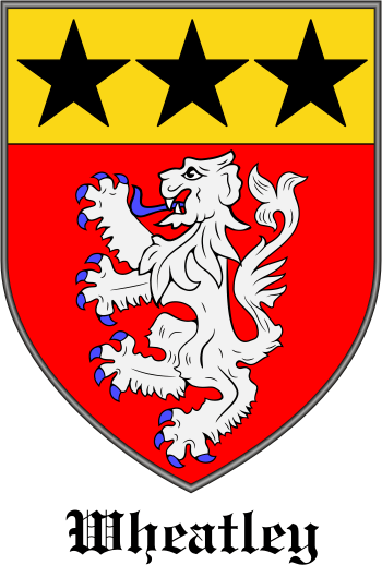 WHEATLEY family crest WHEATLEY family crest