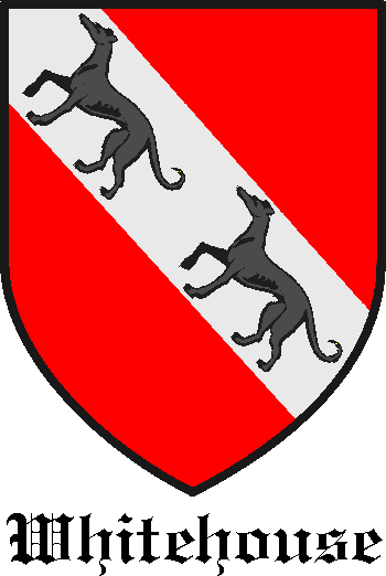 WHITEHOUSE family crest WHITEHOUSE family crest