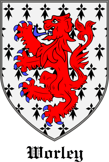 WORLEY family crest WORLEY family crest