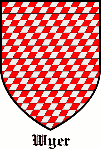 WYER family crest WYER family crest